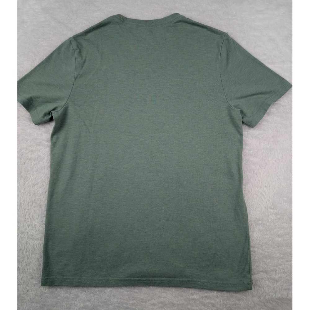 Free Fly T-Shirt Men's S Green Short Sleeve Fly Rod Fly Fishing Graphic - Picture 8 of 8